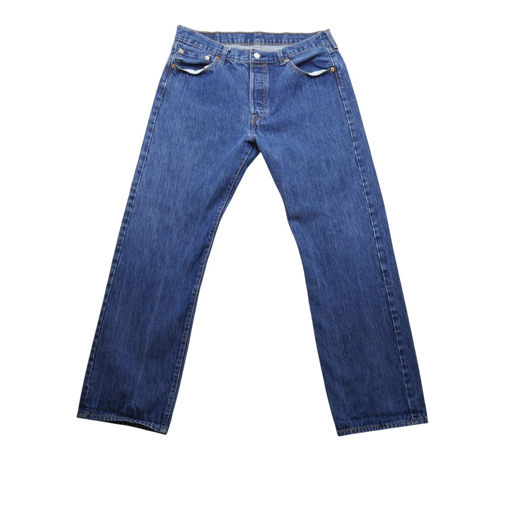 Vintage‎ Levis 501 Jeans Mens 34x30 Blue Denim Straight Leg Button Fly Y2K
